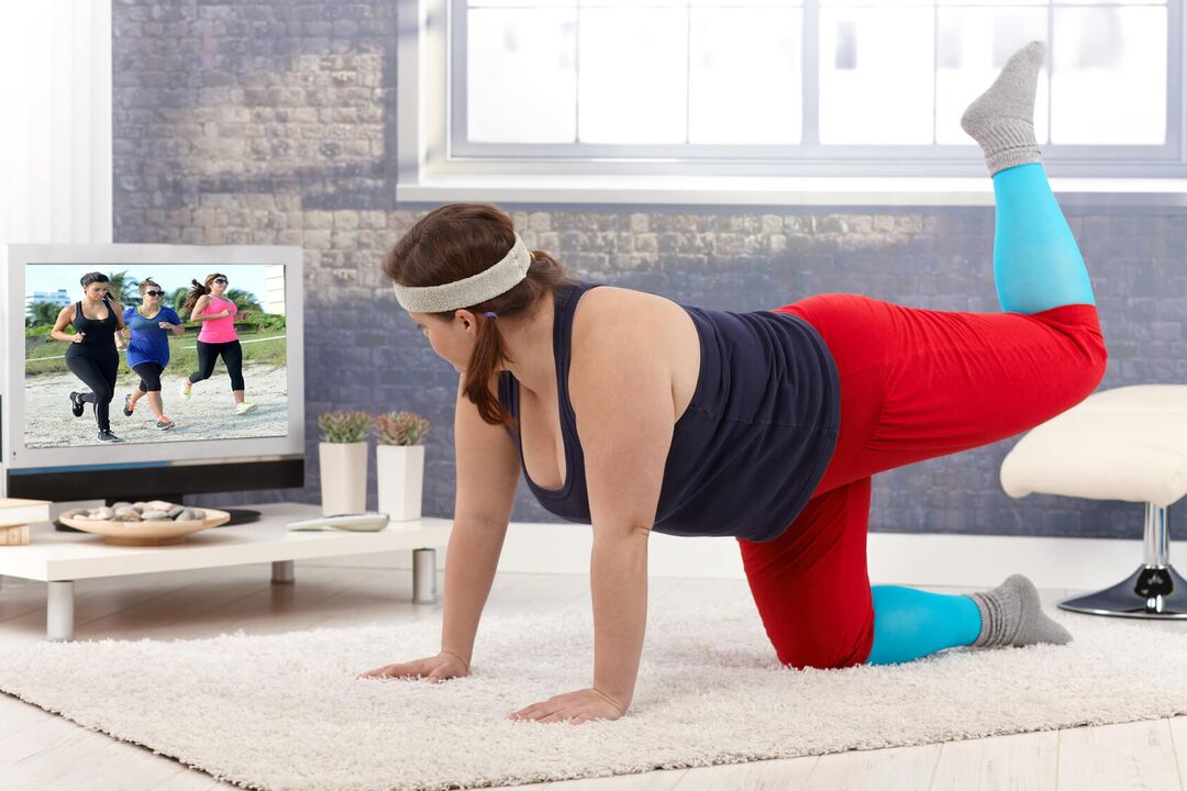 vježbe za mršavljenje ispred TV-a