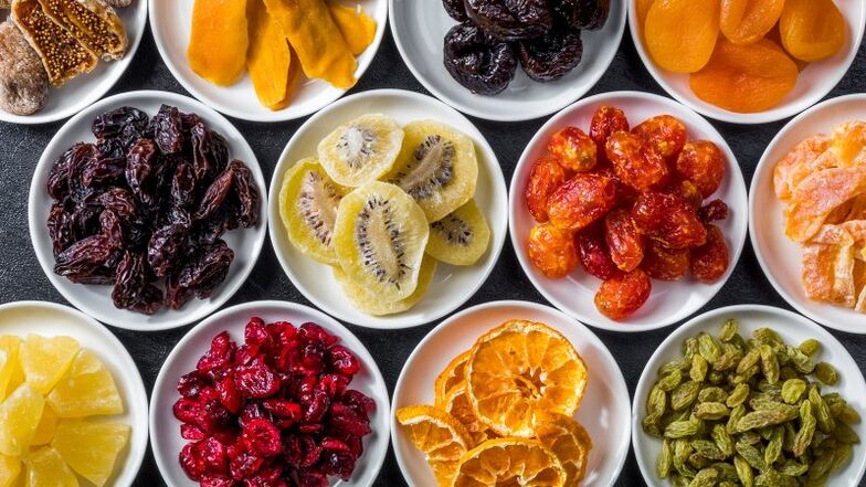 sušeno voće za heljdinu dijetu